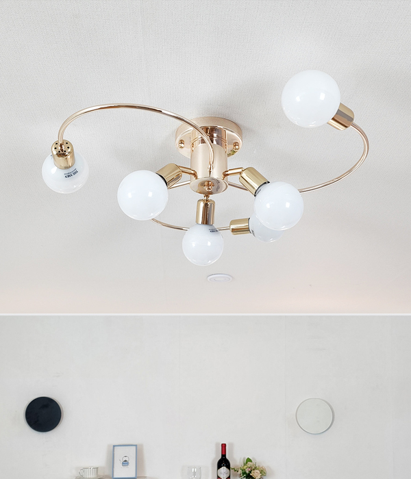 톰스 6등 LED방등 안방전등