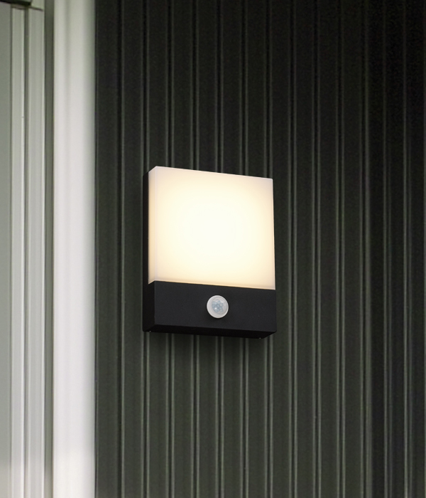솔티 야외센서등 센서벽등 (LED24W 일체형 블랙)