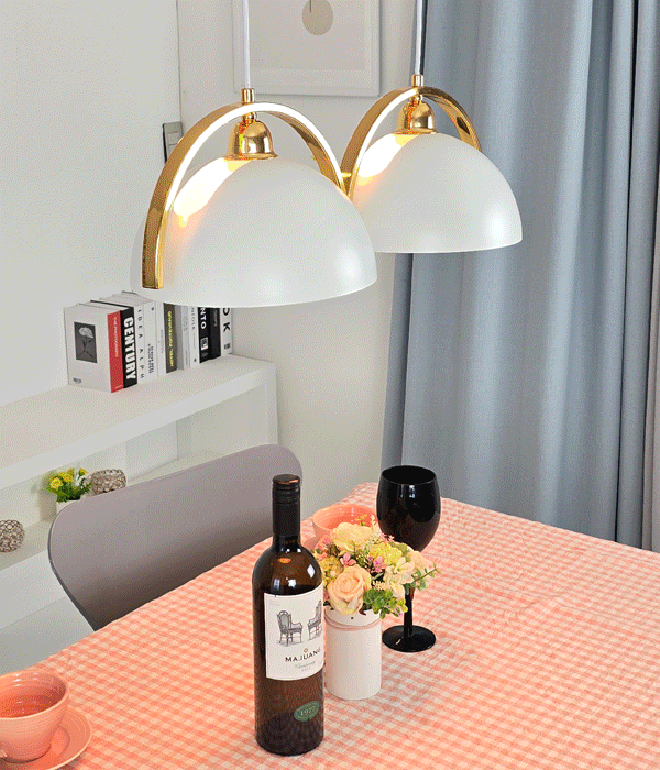 씨크 2등 펜던트조명 주방식탁조명 식탁등