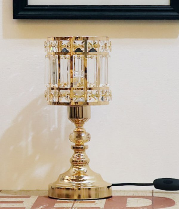안단티노 미니 크리스탈 침실스탠드 (골드, 크롬)
